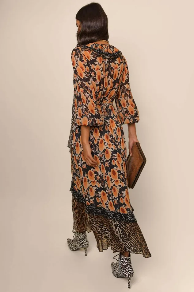 Women Dresses RIXO Jaida Sienna Starlet Mix Women Dresses RIXO Jaida Sienna Starlet Mix