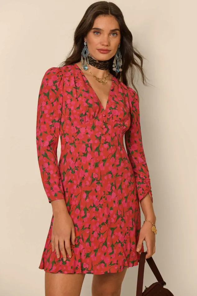 Women Dresses RIXO Jules Fontainhas Ditsy Valentine