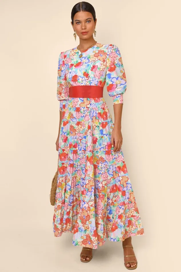 Women Dresses RIXO Kristen Goan Floral Multi Women Dresses RIXO Kristen Goan Floral Multi