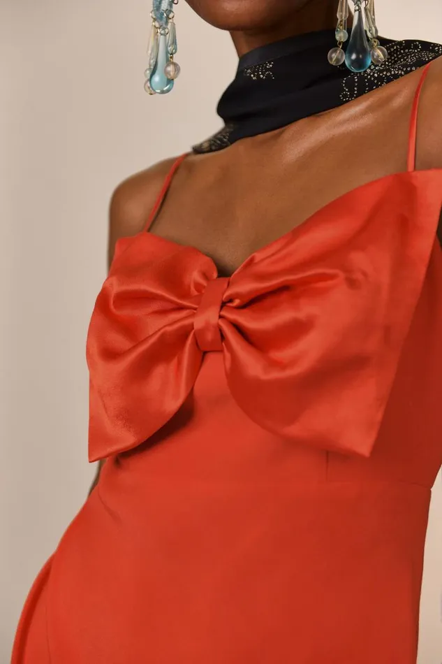Women Dresses RIXO Leanna Red Women Dresses RIXO Leanna Red