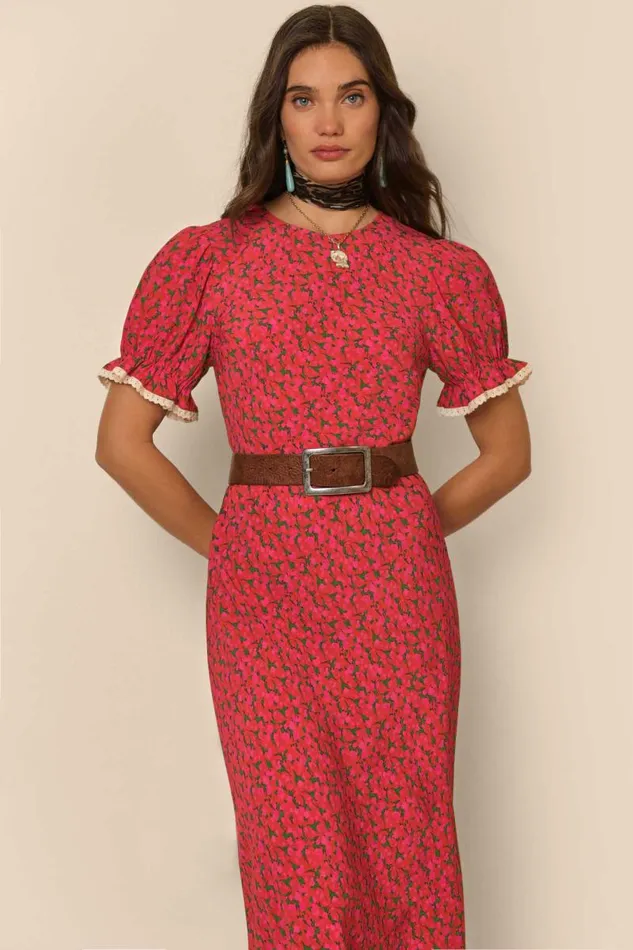 Women Dresses RIXO Venice Fontainhas Ditsy Valentine