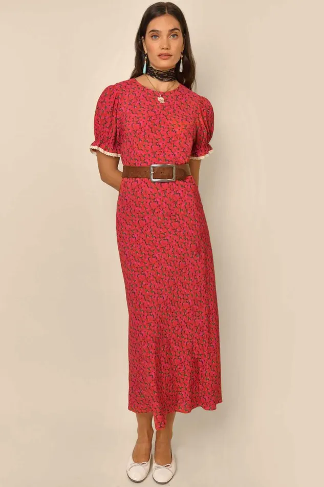 Women Dresses RIXO Venice Fontainhas Ditsy Valentine