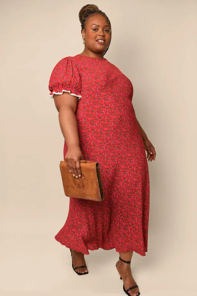 Women Dresses RIXO Venice Fontainhas Ditsy Valentine
