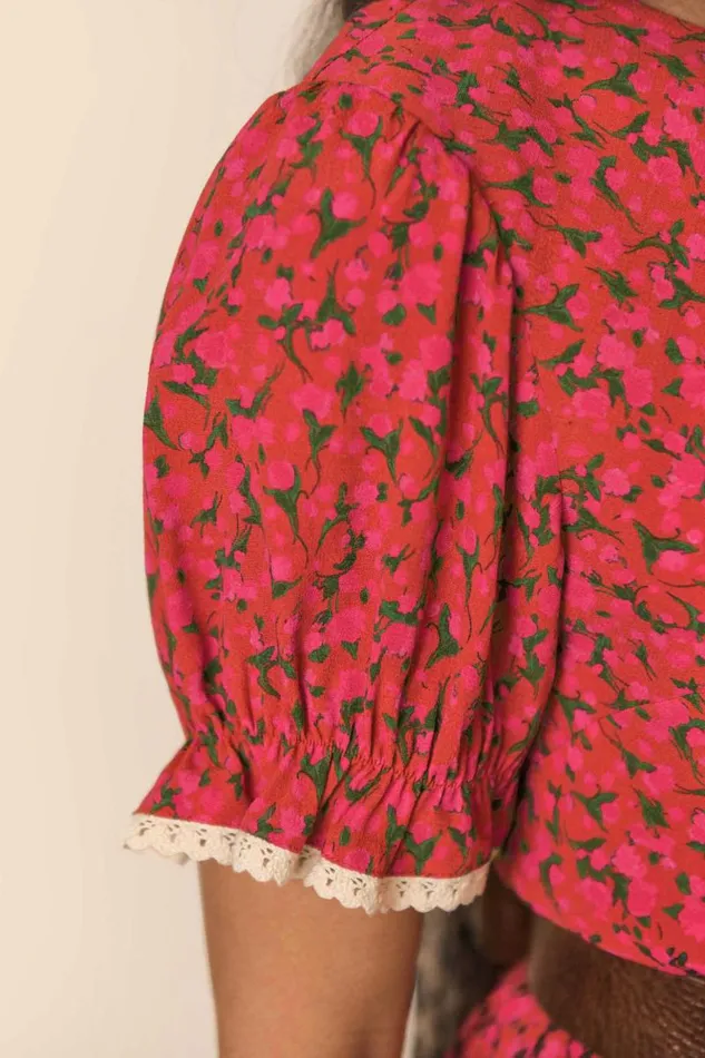Women Dresses RIXO Venice Fontainhas Ditsy Valentine