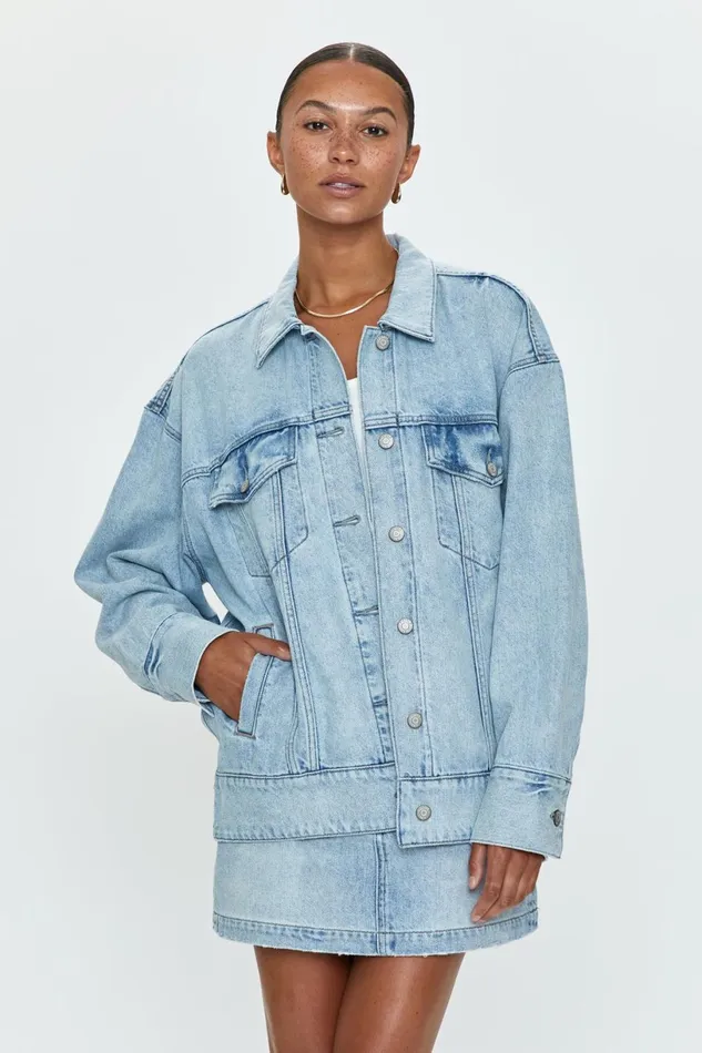 Women Dries Boyfriend Trucker 8211 Nimes Pistola Denim Jackets and Outerwear