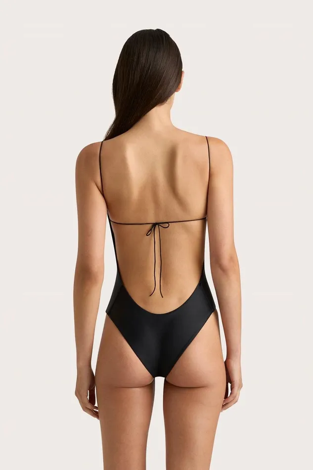 Women Elea One Piece Black Faithfull The Brand Swim Women Elea One Piece Black Faithfull The Brand Swim