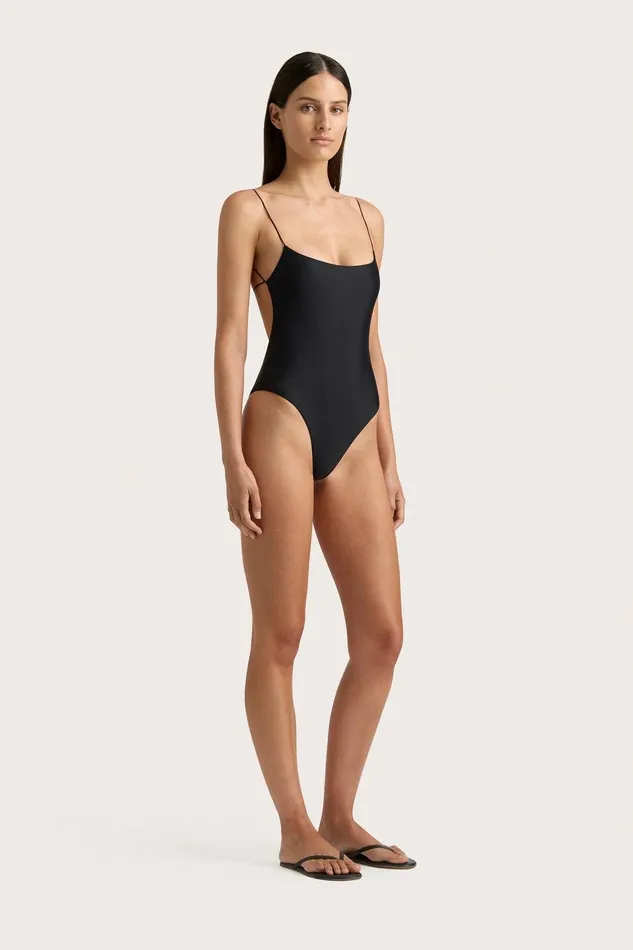 Women Elea One Piece Black Faithfull The Brand Swim Women Elea One Piece Black Faithfull The Brand Swim