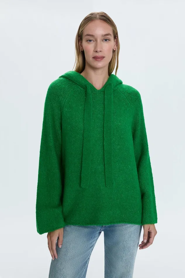 Women Elena Hoodie 8211 Fern Pistola Denim Sweaters and Knits