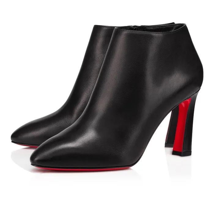 Women Eleonor 85 Mm Ankle Boots 8211 Calf Leather 8211 Black Black Christian Louboutin Ankle Boots Women Eleonor 85 Mm Ankle Boots 8211 Calf Leather 8211 Black Black Christian Louboutin Ankle Boots