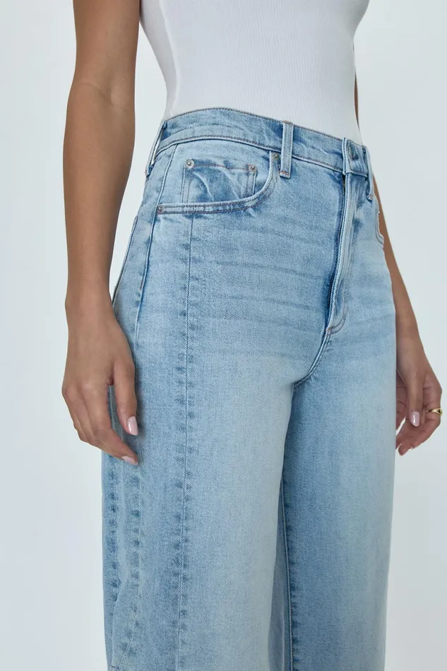 Women Eli High Rise Barrel Jean 8211 Sunkissed Pistola Denim Denim