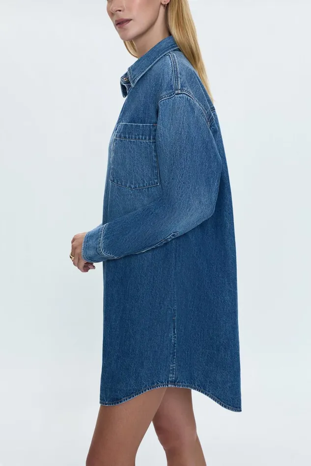 Women Elle Shirt Dress 8211 Karat Pistola Denim Dresses