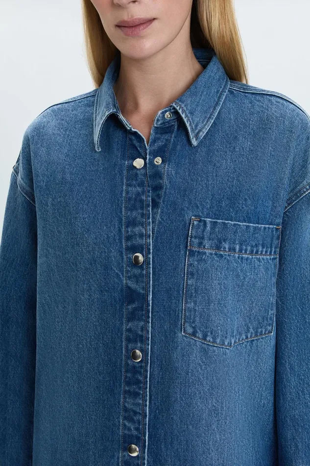 Women Elle Shirt Dress 8211 Karat Pistola Denim Dresses