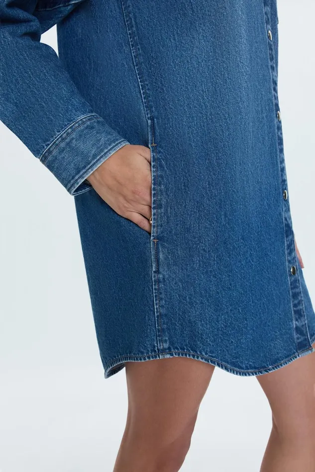 Women Elle Shirt Dress 8211 Karat Pistola Denim Dresses