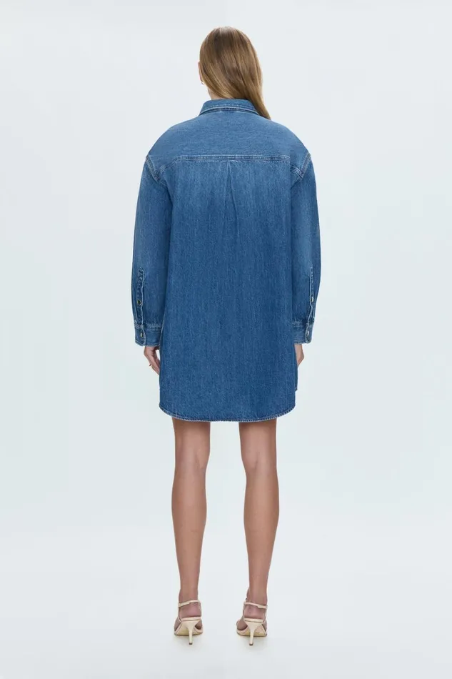 Women Elle Shirt Dress 8211 Karat Pistola Denim Dresses