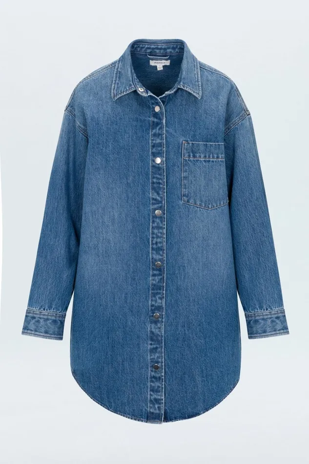 Women Elle Shirt Dress 8211 Karat Pistola Denim Dresses