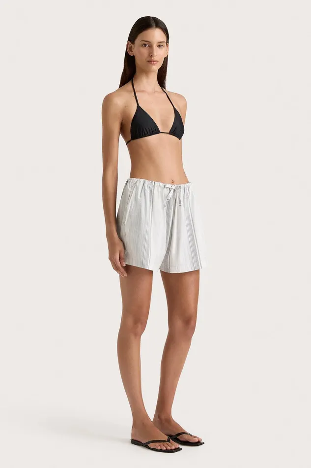 Women En Vau Short Striped Soft Blue Faithfull The Brand Skirts and Shorts Women En Vau Short Striped Soft Blue Faithfull The Brand Skirts and Shorts