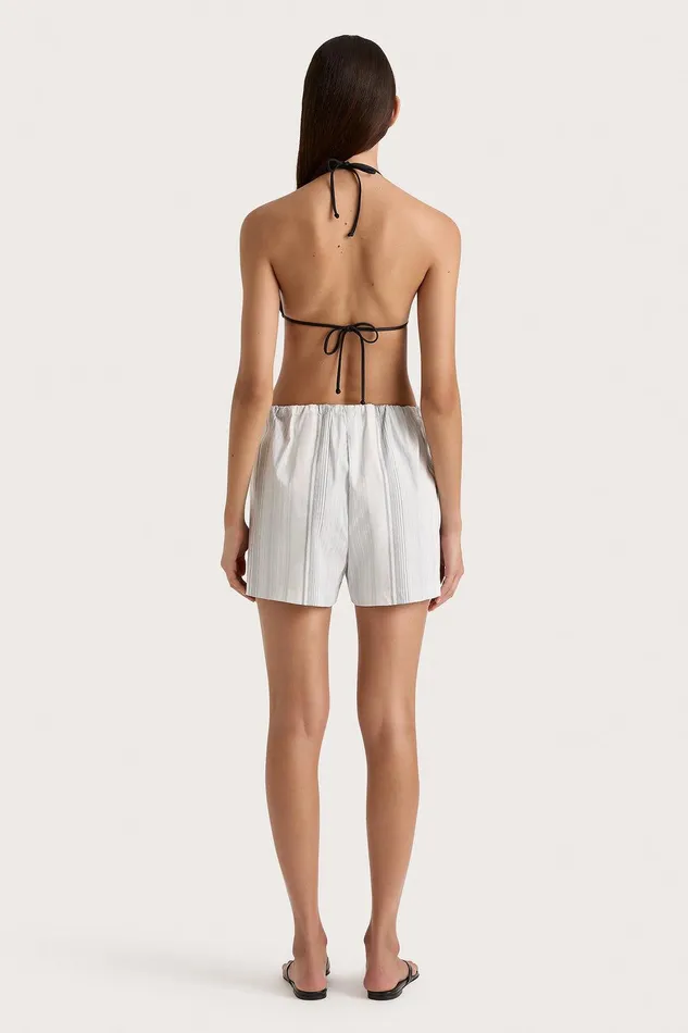 Women En Vau Short Striped Soft Blue Faithfull The Brand Skirts and Shorts Women En Vau Short Striped Soft Blue Faithfull The Brand Skirts and Shorts