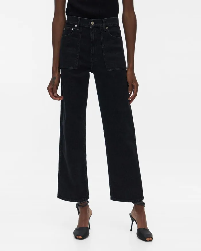 Women Factory Jean Acc Black Stone Helmut Lang Pants