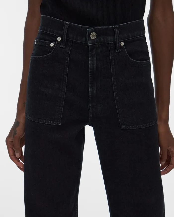 Women Factory Jean Acc Black Stone Helmut Lang Pants