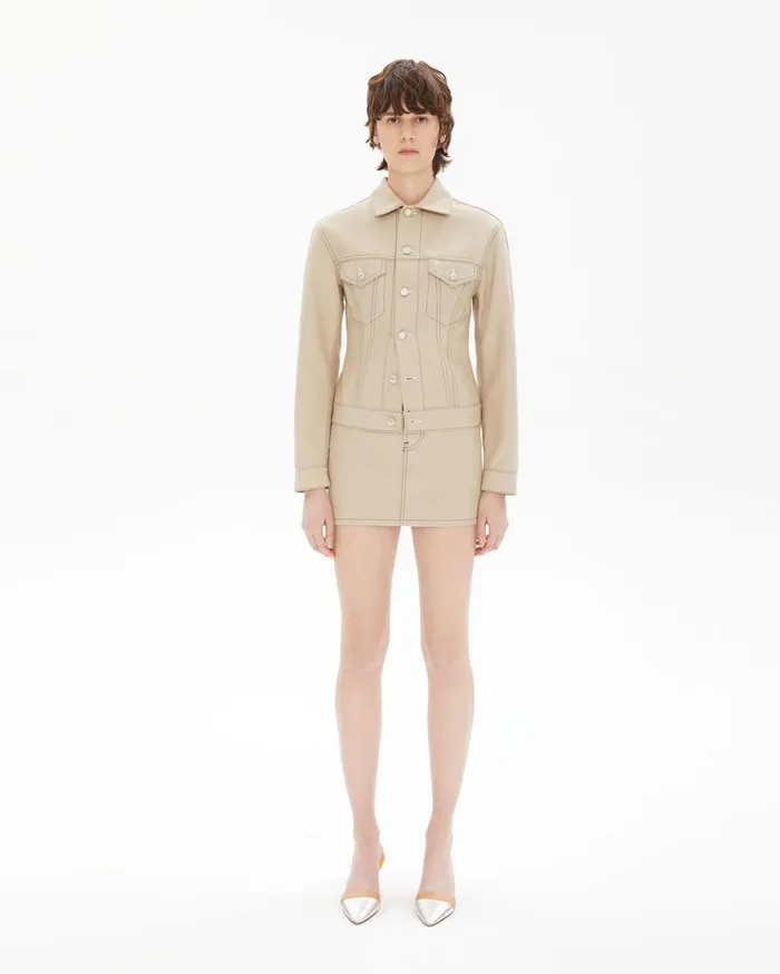 Women Femme Trucker Jacket Tufa Helmut Lang Jackets and Blazers