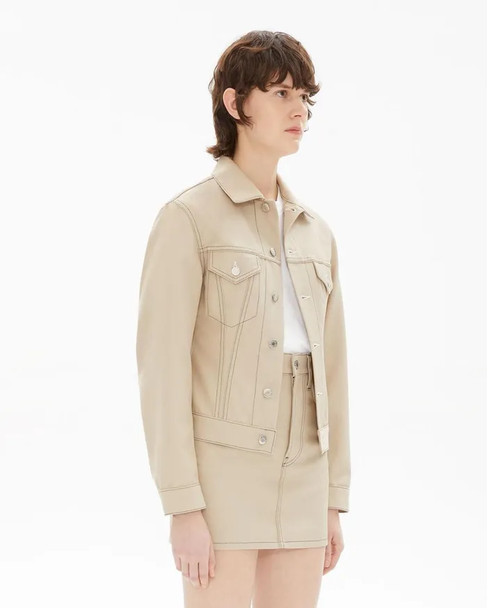 Women Femme Trucker Jacket Tufa Helmut Lang Jackets and Blazers