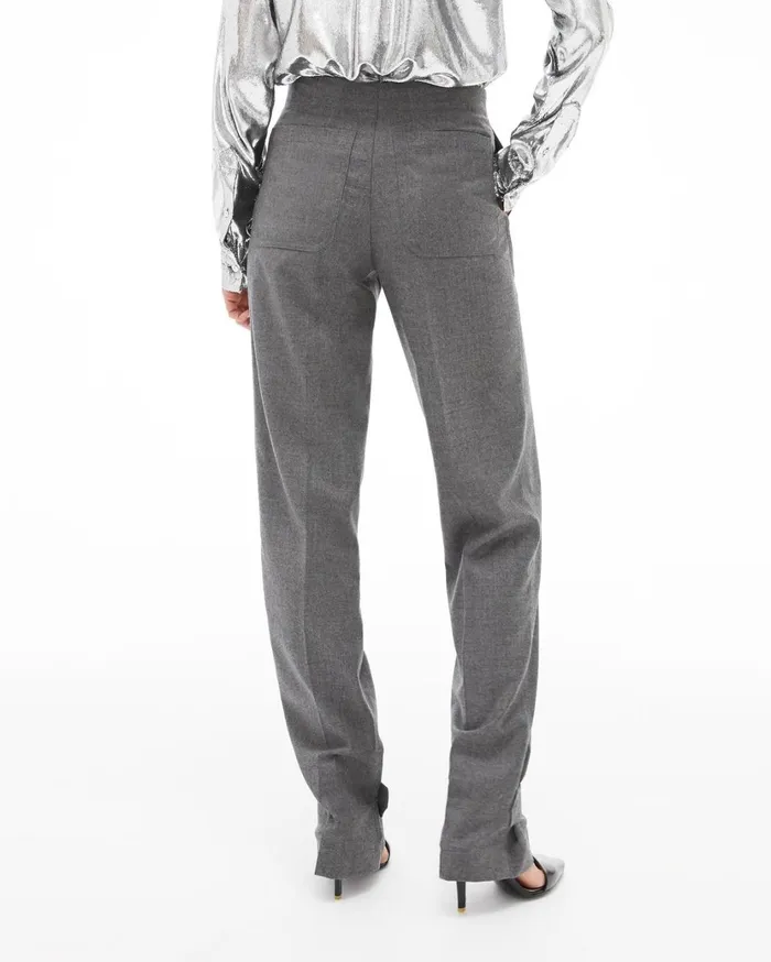 Women Flannel Military Pant Beuys Grey Helmut Lang Pants