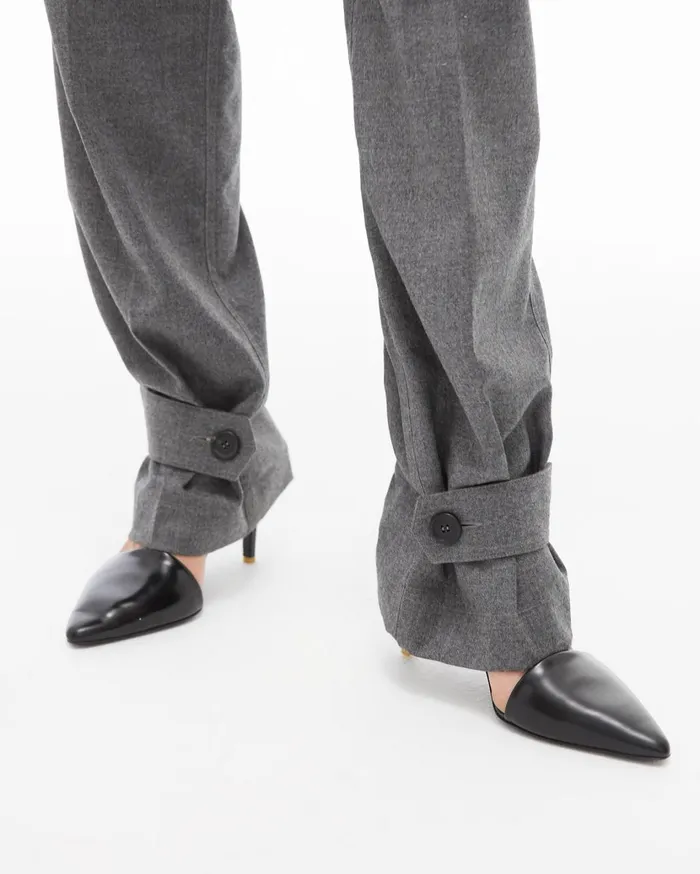 Women Flannel Military Pant Beuys Grey Helmut Lang Pants