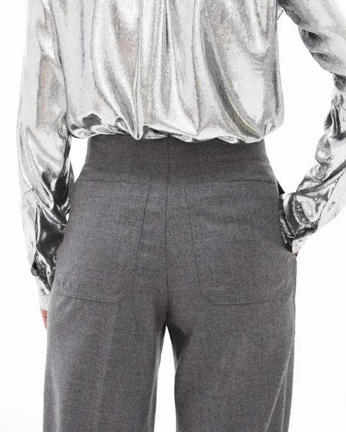 Women Flannel Military Pant Beuys Grey Helmut Lang Pants