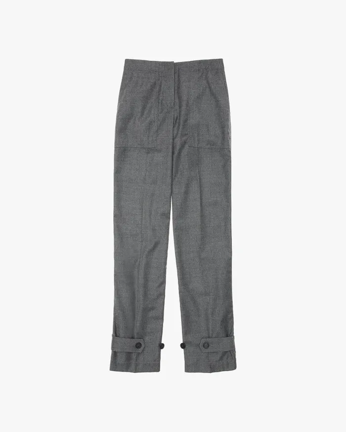 Women Flannel Military Pant Beuys Grey Helmut Lang Pants