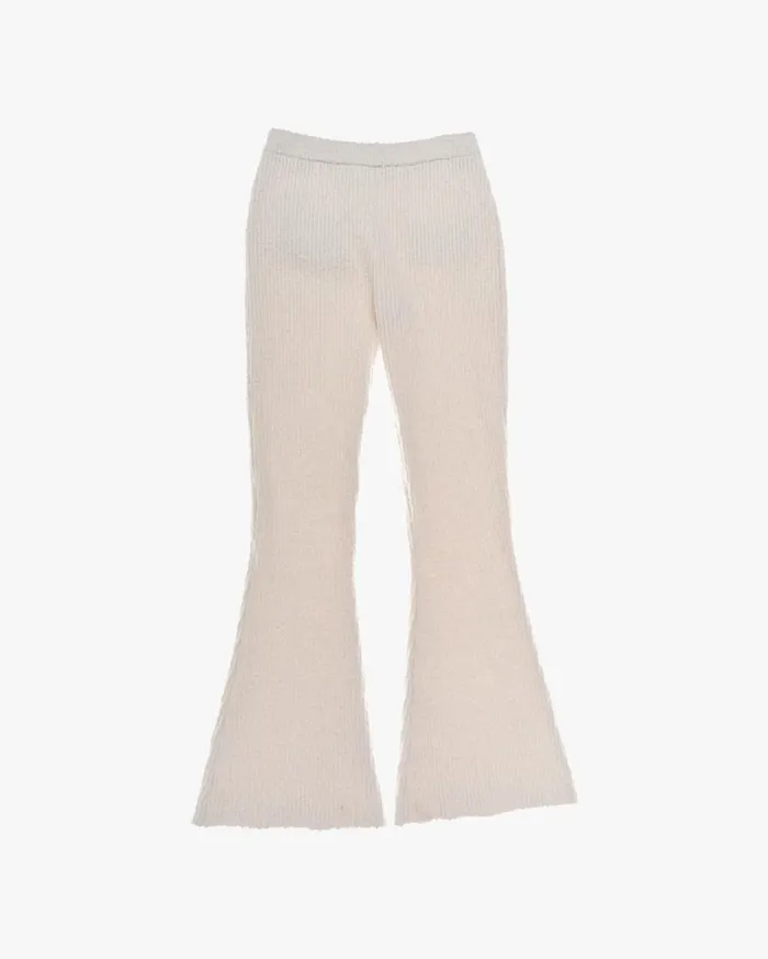 Women Flared Knit Pant Muslin Helmut Lang Pants