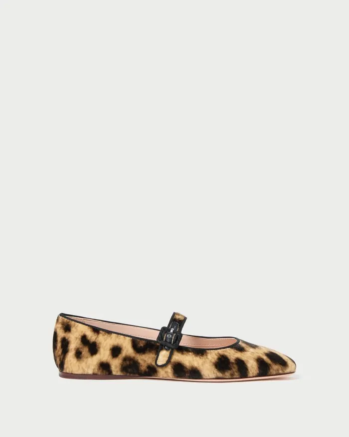 Women Flats and Loafers Loeffler Randall Ginger Leopard Velvet Mary Jane Women Flats and Loafers Loeffler Randall Ginger Leopard Velvet Mary Jane