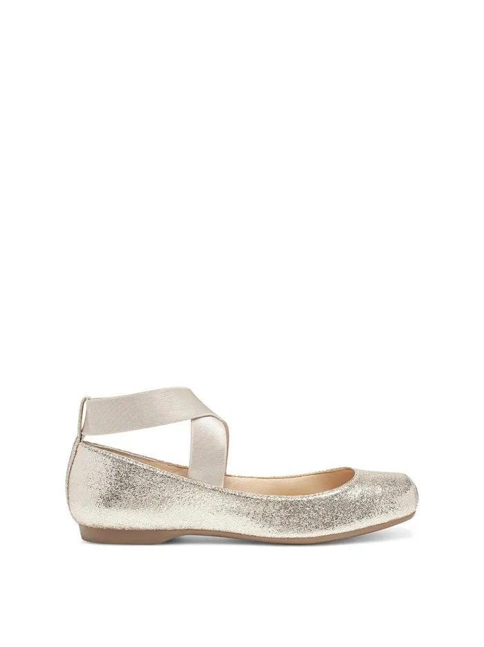 Women Flats Jessica Simpson Mandalaye Ballet Flat In Platino Platino