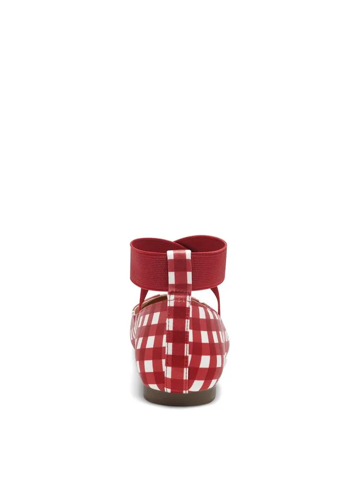 Women Flats Jessica Simpson Mandalaye Ballet Flat In Red Check Red Check