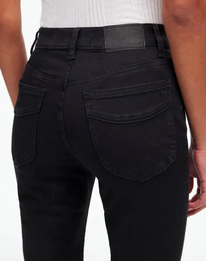 Women Flea Market Flare Jeans Black Frost Madewell Jeans