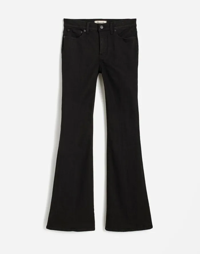 Women Flea Market Flare Jeans Black Frost Madewell Jeans