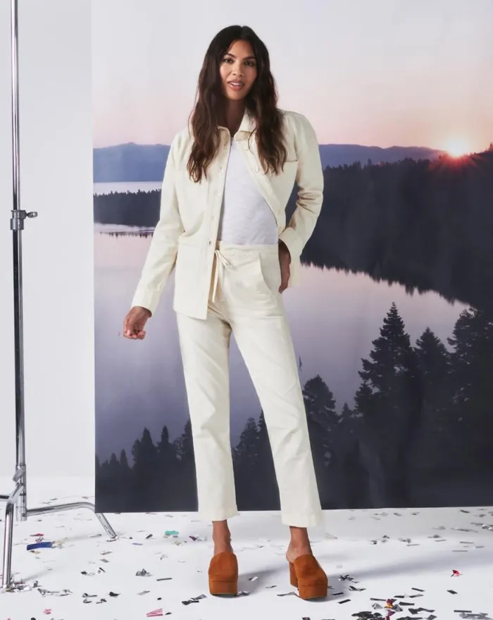 Women FRIDAY FEELING PANT Eggnog TravisMathew Pants