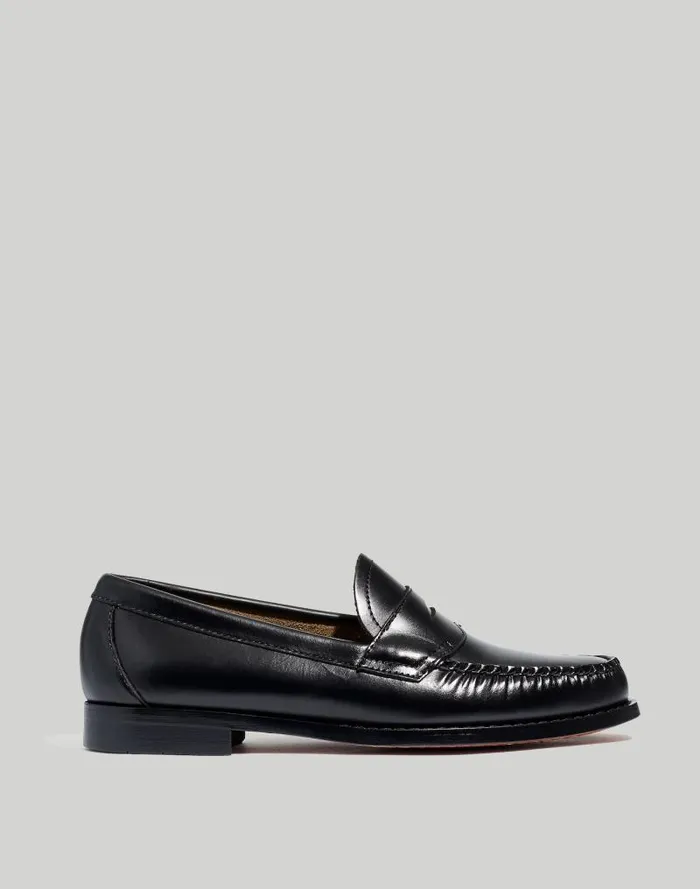 Women GHBASS Whitney Weejuns Penny Loafers Black Madewell Flats and Loafers