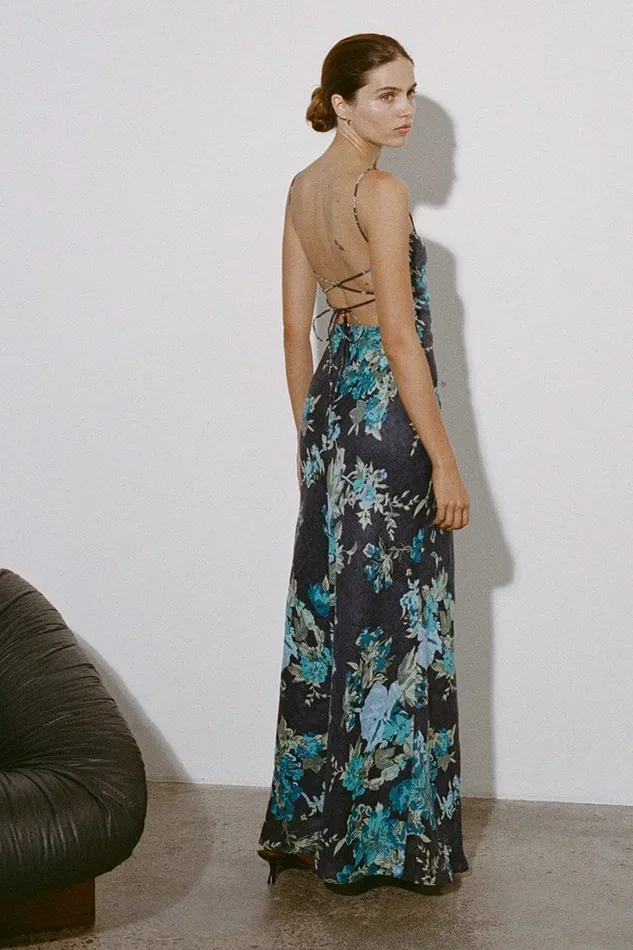 Women Garcia Maxi Dress Escala Floral Navy 8211 Final Sale Faithfull The Brand Dresses Women Garcia Maxi Dress Escala Floral Navy 8211 Final Sale Faithfull The Brand Dresses