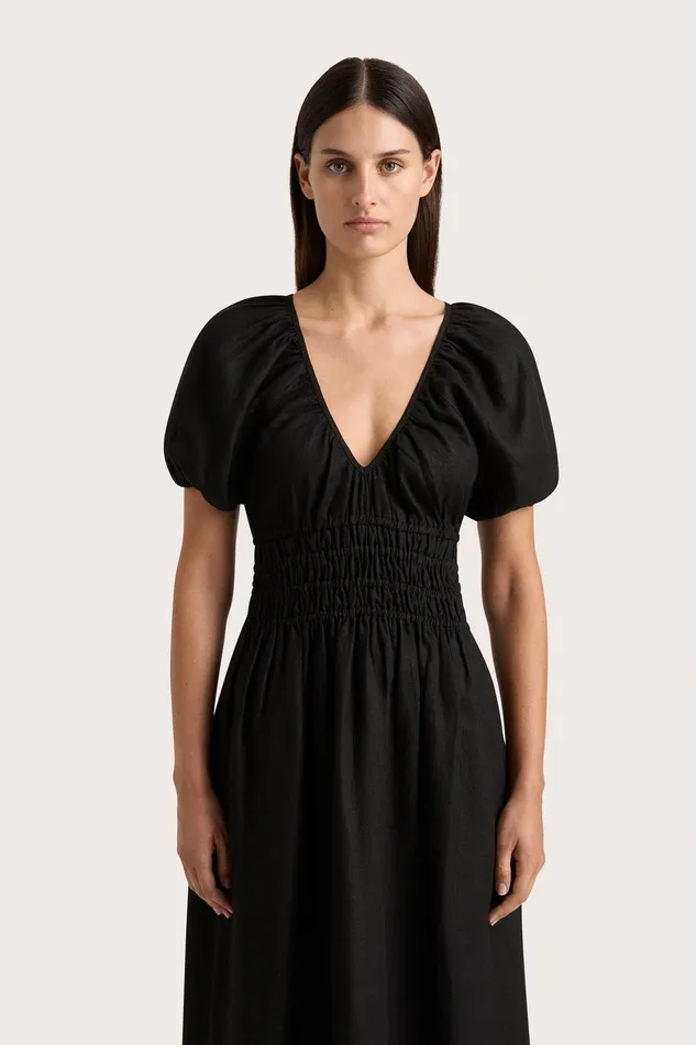 Women Geriba Maxi Dress Black Faithfull The Brand Dresses Women Geriba Maxi Dress Black Faithfull The Brand Dresses
