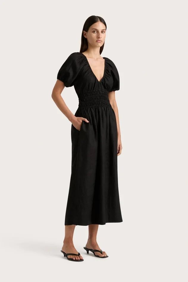 Women Geriba Maxi Dress Black Faithfull The Brand Dresses Women Geriba Maxi Dress Black Faithfull The Brand Dresses