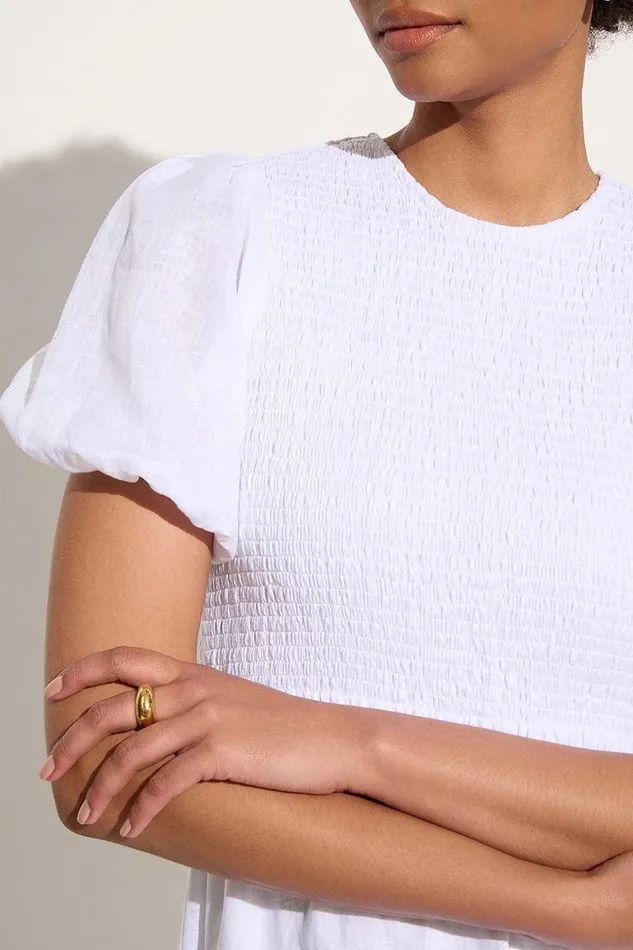 Women Gloria Midi Dress White 8211 Final Sale Faithfull The Brand Dresses Women Gloria Midi Dress White 8211 Final Sale Faithfull The Brand Dresses