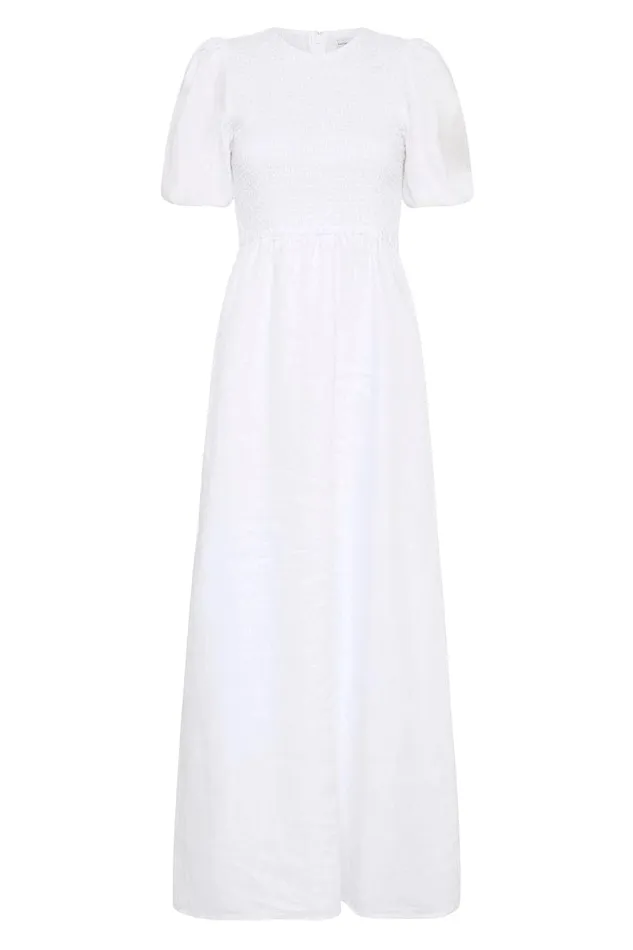Women Gloria Midi Dress White 8211 Final Sale Faithfull The Brand Dresses Women Gloria Midi Dress White 8211 Final Sale Faithfull The Brand Dresses