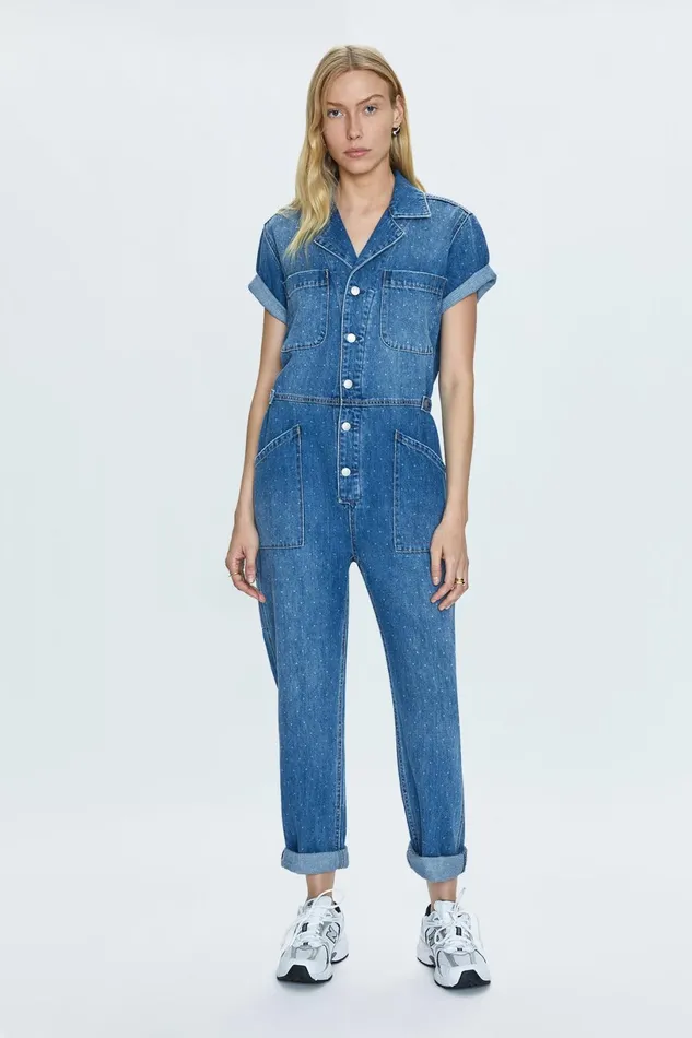 Women Grover Jumpsuit 8211 Utopia Dot Pistola Denim Denim
