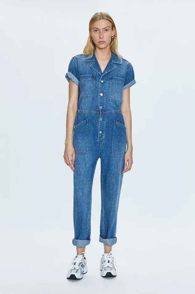 Women Grover Jumpsuit 8211 Utopia Dot Pistola Denim Denim