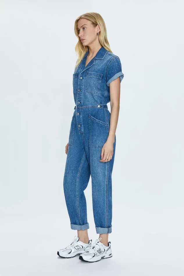 Women Grover Jumpsuit 8211 Utopia Dot Pistola Denim Denim