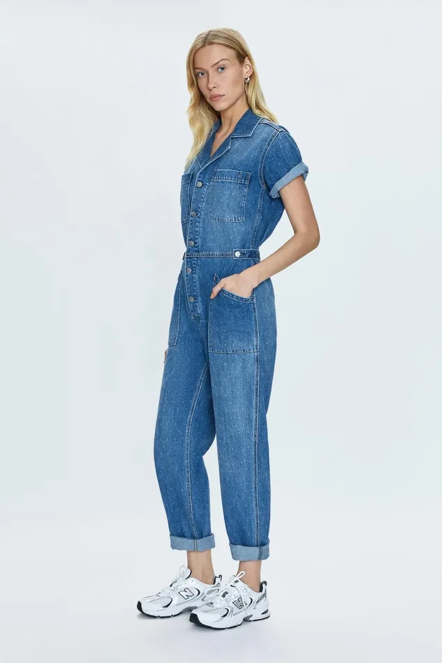 Women Grover Jumpsuit 8211 Utopia Dot Pistola Denim Denim