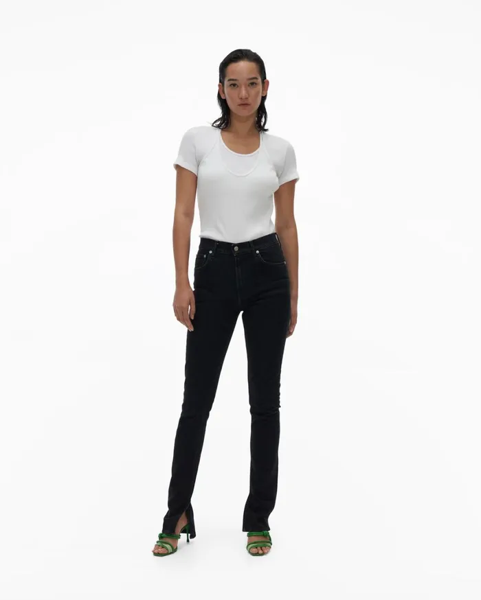 Women Halter Tee Chalk White Helmut Lang TShirts and Sweatshirts