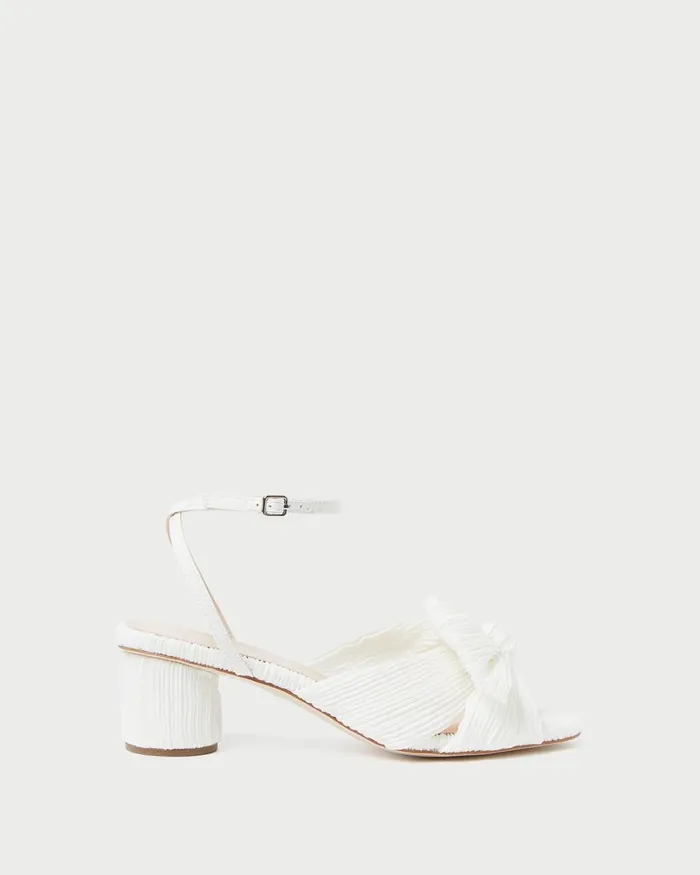 Women Heeled Sandals Loeffler Randall Dahlia White Pleated Bow Heel L Heeled Sandals L Footwear Women Heeled Sandals Loeffler Randall Dahlia White Pleated Bow Heel L Heeled Sandals L Footwear