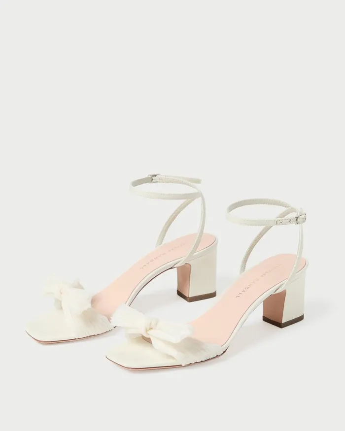Women Heeled Sandals Loeffler Randall Kimora Pearl Pleated Bow Heel I Heeled Sandals I Footwear Women Heeled Sandals Loeffler Randall Kimora Pearl Pleated Bow Heel I Heeled Sandals I Footwear