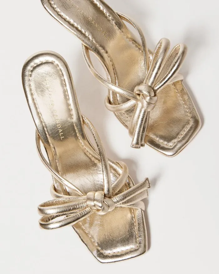 Women Heeled Sandals Loeffler Randall Margi Champagne Bow Heel I Heeled Sandals I Footwear Women Heeled Sandals Loeffler Randall Margi Champagne Bow Heel I Heeled Sandals I Footwear
